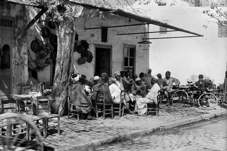 Members of Taht Essour, a Tunisian literary circle of writers and intellectuals who influenced the country's modern cultural and literary history.